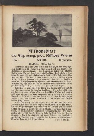 Nr. 7. Juli 1913