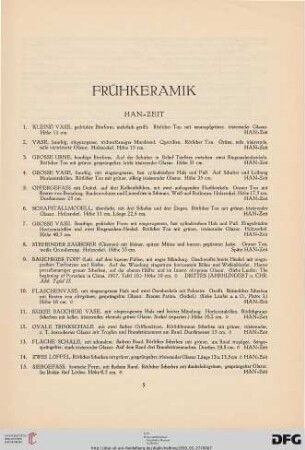 Keramik (Nr. 1-282)