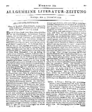 Schraud, Franz: Franz Schraud's ... Beobachtungen aus der Arzneykunde. - Wien, bei Joseph Edlen von Kurzbeck ..., 1792