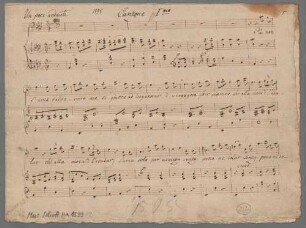 Canzonettas, B, pf - BSB Mus.Schott.Ha 1539-2 : [title page crossed out with red chalk, p. 18:] Canzonetta // per la voce di Basso // con accompagne[e with red chalk crossed out and corrected in: a]mento // [crossed out:]Piano-forte // [corrected in:] Pianoforte // di // Ferdinando Pillwitz