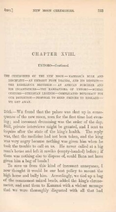 Chapter XVIII. Unyoro–Continued