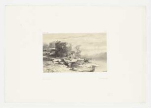 Landschaft mit marodem Gebäude, Blatt 14 der Folge "Werke"