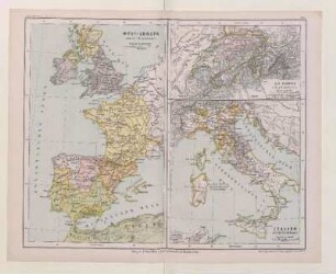 West-Europa vom 12. - 15. Jahrhundert: / Die Schweiz im 12. und 14. Jahrhundert. / Italien vom 12. bis 15. jahrhundert.