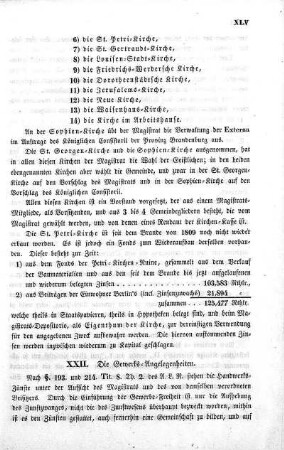 XXII. Die Gewerks-Angelegenheiten