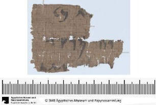 Aramäischer Papyrus, aramäische Version der Behistun‚ Inschrift Dareios’ I., Fragment