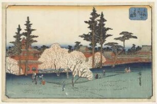 Toeizan-Tempel im Ueno-Park, aus: "Berühmte Ansichten von Edo"