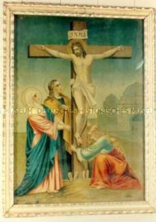 Andachtsbild: Christus am Kreuz