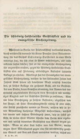 65-89 Die schleswig-holsteinische Geistlichkeit und die evangelische Kirchenzeitung