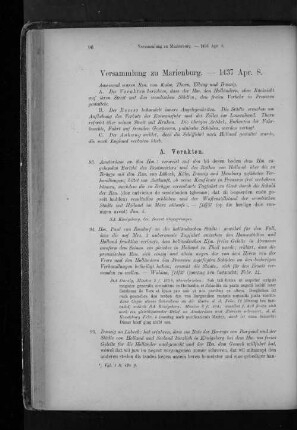 Versammlung zu Marienburg. - 1437 Apr. 8.