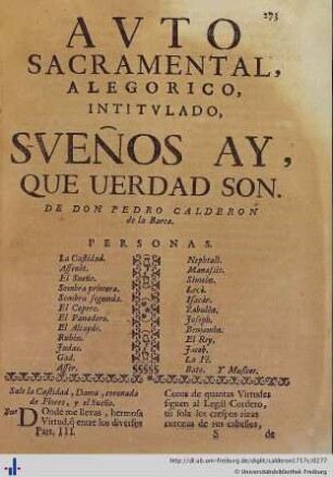 Sueños ay que Verdades son.