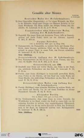 Gemälde alter Meister (Nr. 75-82)