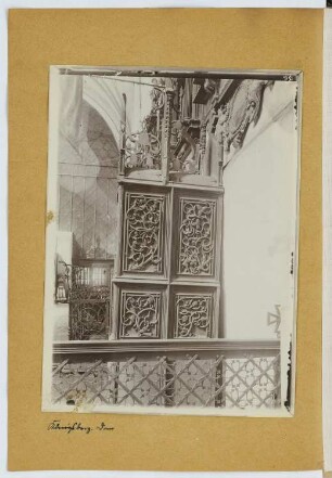 Dom, Königsberg: Innenansicht (aus: Skizzen- und Fotoalbum 20)