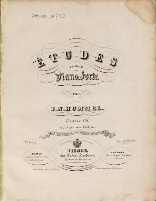 Études pour le piano-forte : oeuvre 125