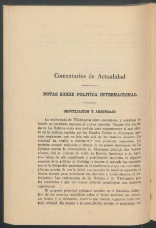 Comentarios de actualidad - Notas sobre politica