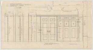 Thiersch, Friedrich von; Wiesbaden; Kurhaus - Künstlerzimmer Treppenhaus Südwest (Teilansicht, Details)