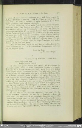 Franz Bopp an August Wilhelm von Schlegel, Mommenheim, 08.08.1820