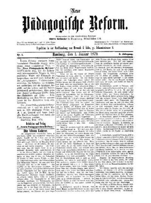 Neue pädagogische Reform