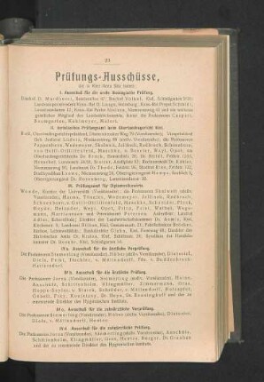 Prüfungs-Ausschüsse,