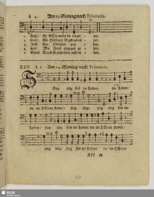 XXV. Am 24. Sontag nach Trinitatis: Selig sind die Todten
