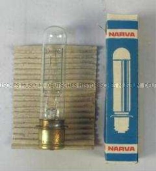 Lampe "NARVA" TGL 11381, 66151, 220V, 150 W mit Originalverpackung und Anleitung