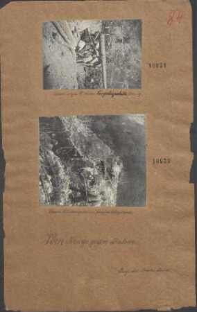 Österr.-ungar. 26cm Langrohrgeschützstellungen