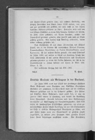 Deutsche Seeleute als Gefangene in der Barbarei.