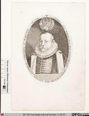 Bildnis Friedrich Wilhelm I., Herzog zu Sachsen-Altenburg (reg. 1573(86)-1602)