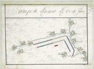 WHK 8 Reichs- und Französischer Krieg von 1688-1697 bis zum Frieden von Ryswick: Feldlager bei Lincent, 6. Juni 1692