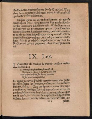 IX. Lex.