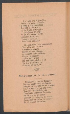 Serenata á Leonor