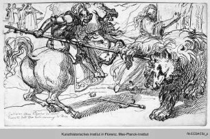 Kompositionsstudie zu "Elgarda e l'Orso"