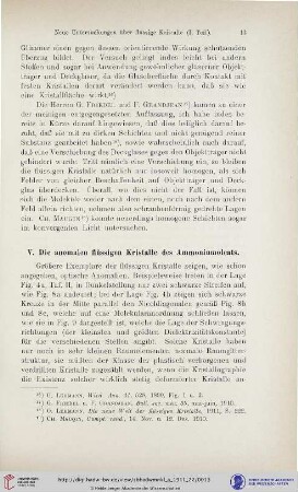V. Die anomalen flüssigen Kristalle des Ammoniumoleats
