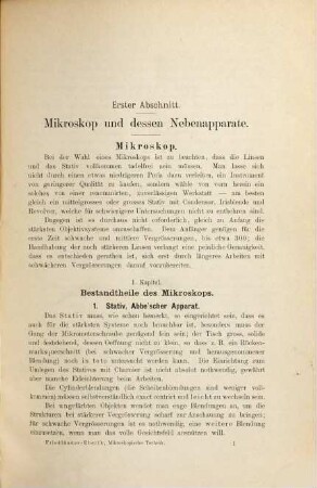 Mikroskopische Technik zum Gebrauch bei medicinischen und pathologisch-anatomischen Untersuchungen
