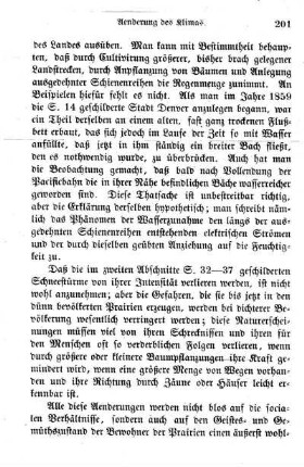 Veränderungen im Klima.