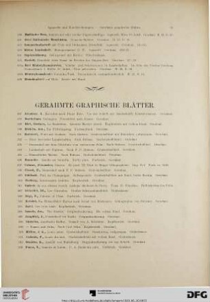 Gerahmte graphische Blätter (Nr. 487-565)