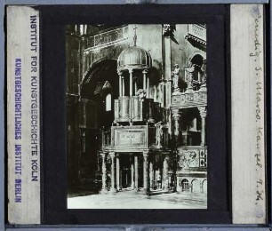 Venedig, Markusdom : Kanzel