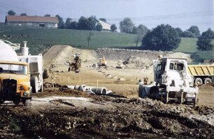 Einschnitt südlich des Tunnels Herfatz