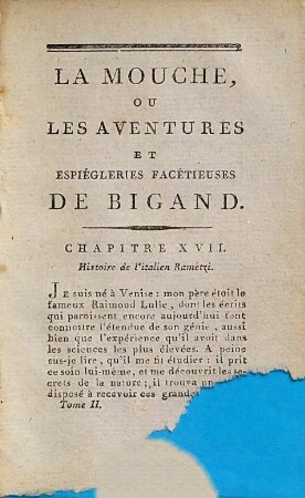 La mouche, ou les aventures et espiégleries facétieuses de Bigand, 2