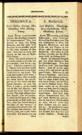 Dialogue 6. / 6. Gespräch. - Dialogue 10. / 10. Gespräch.