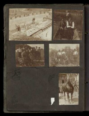 Gruppenaufnahmen, Boot, Einzelaufnahme mit Pferd, Aussenaufnahmen