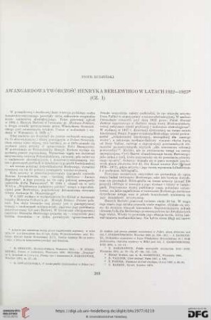 Awangardowa twórczość Henryka Berlewiego w latach 1922-1925, 1