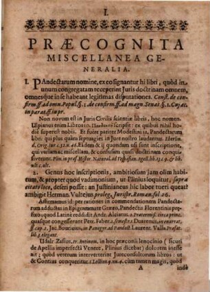 Ad tit. I. III. IV. V. et VI. lib. I. Pandectarum commentarii succincti
