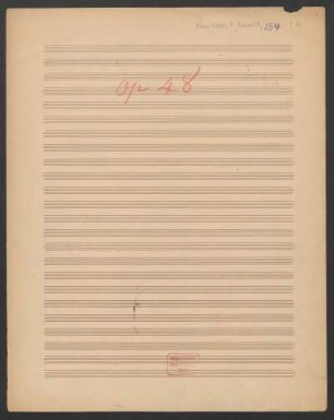 Impromptus. Fragmente; cl, pf; e-Moll; KinBu 161; KinBu 162; 48