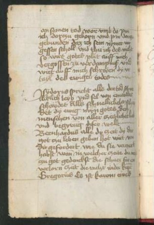 Spruchsammlung 'Isidor: Als der tot snelliclich ...'