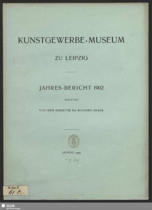 1902(1903): Jahres-Bericht