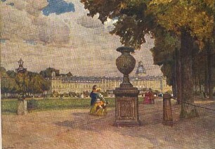 Postkartenalbum. Schlossplatz und Schloss