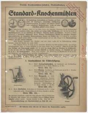 Standard-Knochenmühlen