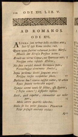 220-225, Ode XVI.