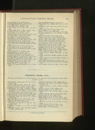 Officers of the Indian Services who have won the Victorian Cross