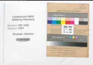 Entnazifizierung Heinrich Gruemer , geb. 28.09.1902 (Markscheider)
